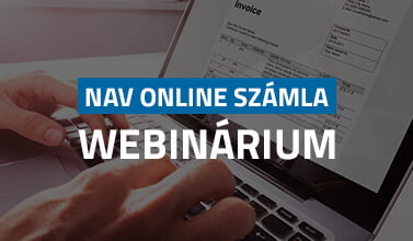 Június 24-én ingyenes Webináriumot tartunk a 2020. július 1-ei NAV online számla adatszolgáltatással kapcsolatos változásokról. Regisztráljon még ma!